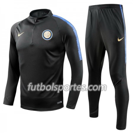 Inter Milan Sudadera de Entrenamiento Trajes Negro 2018/2019